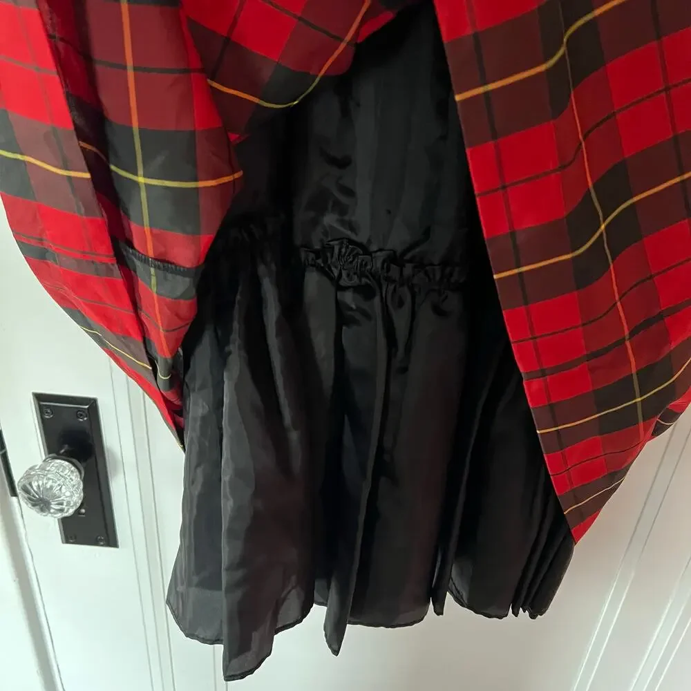 Ralph Lauren Red Tartan Party Dress SZ 6